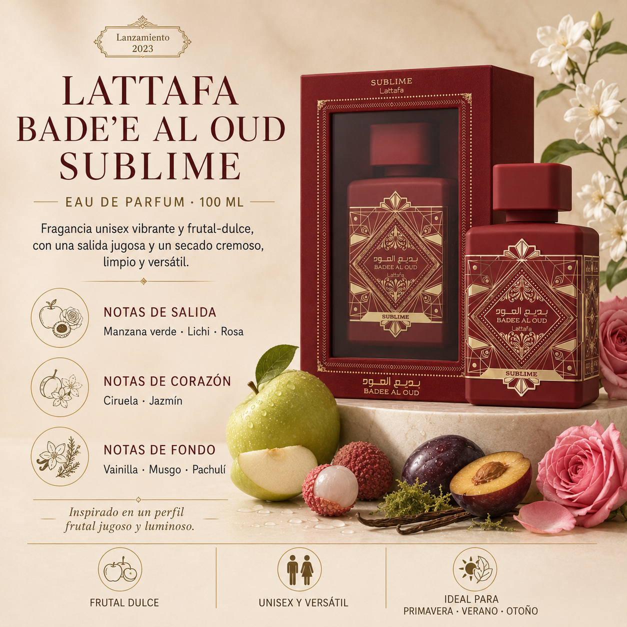 Lattafa Bade’e Al Oud Sublime EDP 100 ml