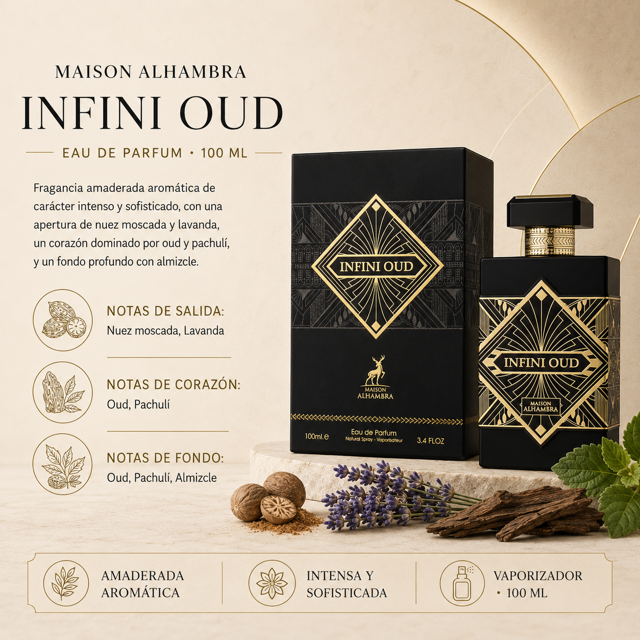 Maison Alhambra Infini Oud EDP 100 ml