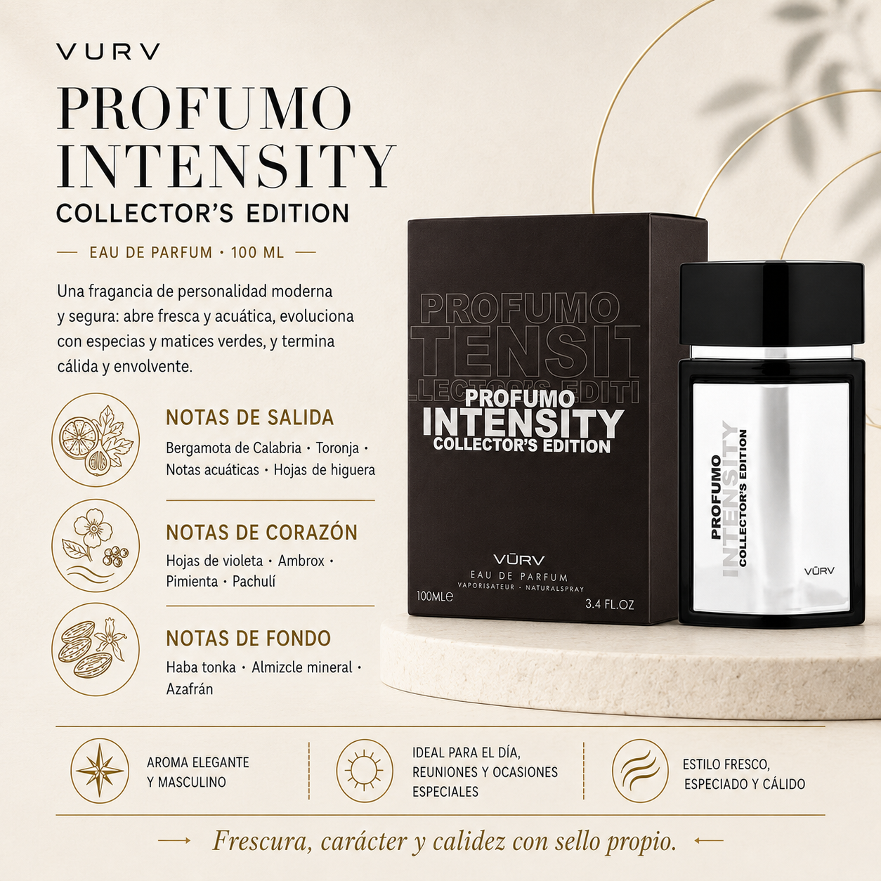VURV Profumo Intensity Collector’s Edition Silver EDP 100 ml