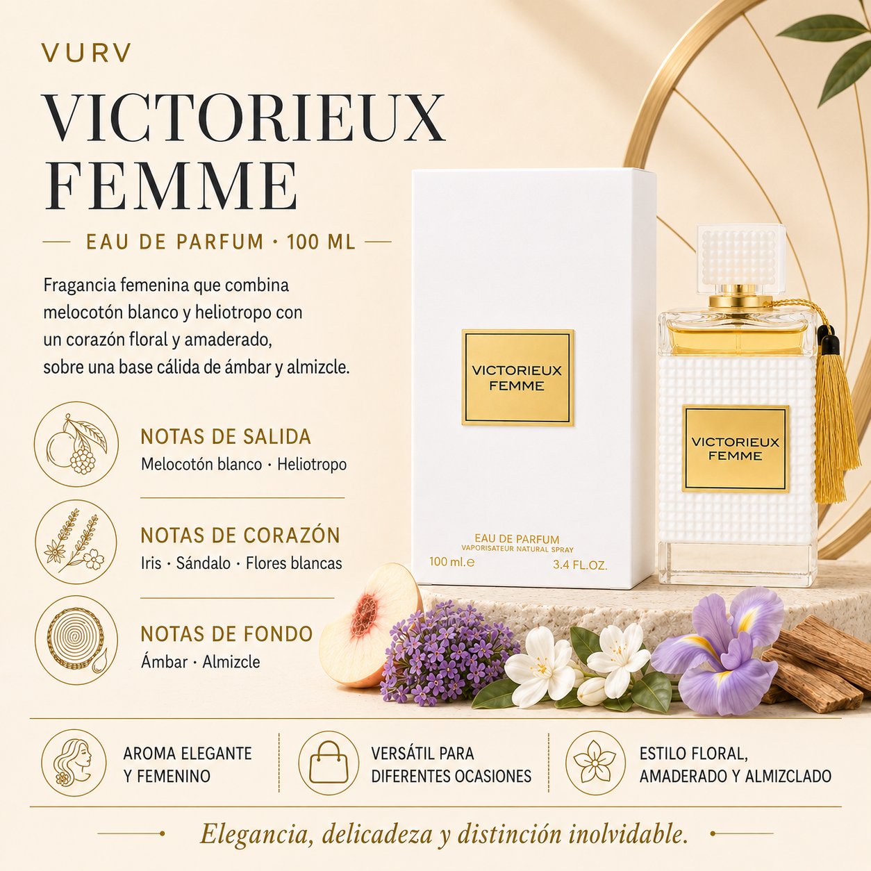 VURV Victorieux Femme EDP 100 ml