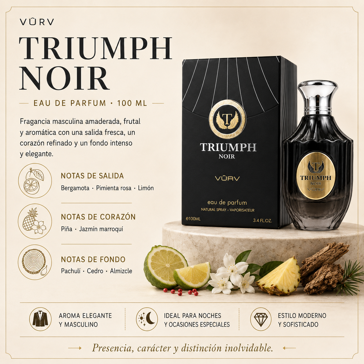 VURV Triumph Noir EDP 100 ml
