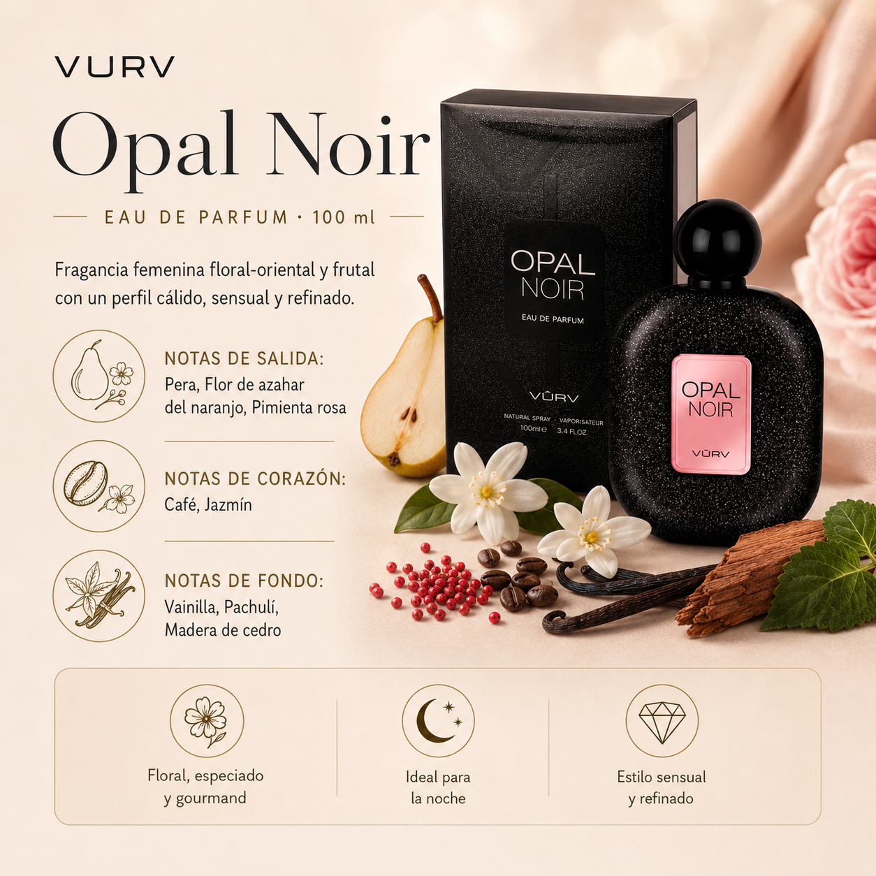 VURV Opal Noir EDP 100 ml