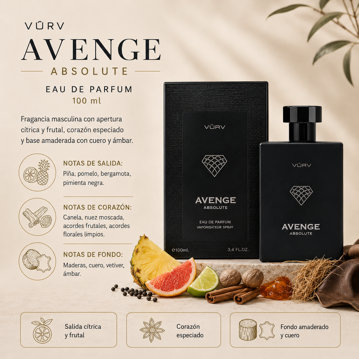 VURV Avenge Absolute EDP 100 ml